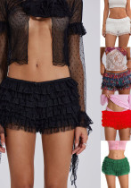 Sexy Solid Color Lolita Low-waist Beach Shorts