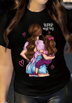 Mother's Day Women's Short-Sleeve Round-Neck Casual T-Shirt