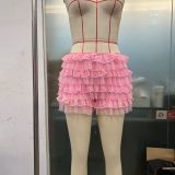 Sexy Solid Color Lolita Low-waist Beach Shorts