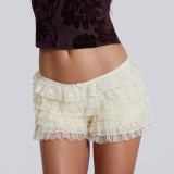 Sexy Solid Color Lolita Low-waist Beach Shorts