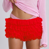 Sexy Solid Color Lolita Low-waist Beach Shorts