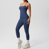 Tight Fitting yoga vest sports Casual outdoor running fitness Leggings yoga clothes two-piece set women