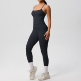 Tight Fitting yoga vest sports Casual outdoor running fitness Leggings yoga clothes two-piece set women