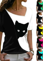 women print short sleeve T-shirt