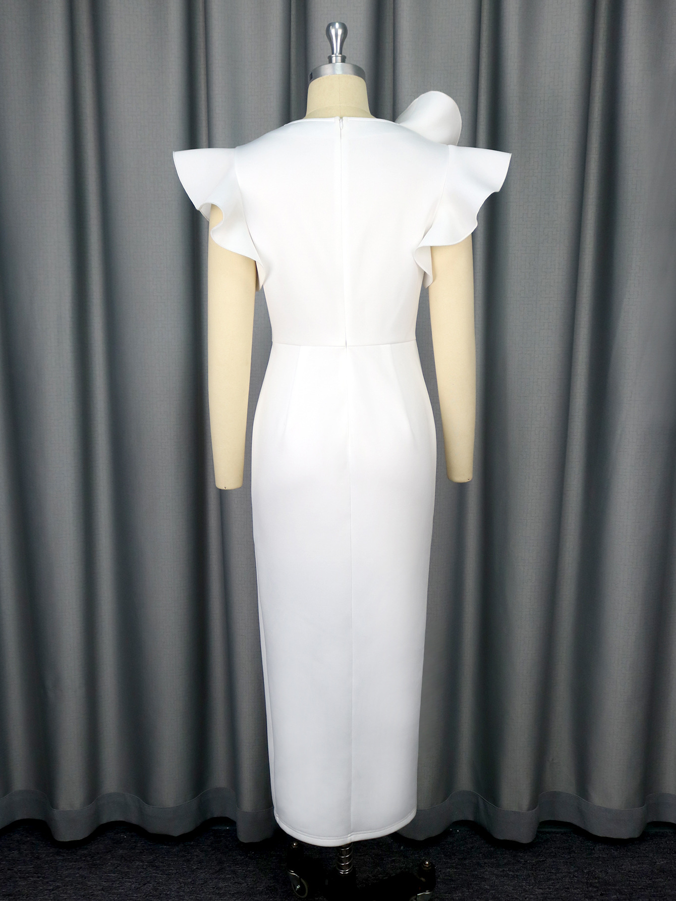 Women V Neck Formal Party Party Slit Maxi Dress