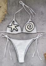 Sexy Lace-Up Knitting Two Pieces bikini Pants Three-Piece women swimsuit Sexy Lace-Up Knitting Two Pieces bikini Pants Three-Piece women swimsuit