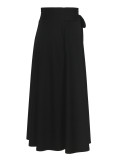 Women's Fashion Elegance Belt Solid Color Skirt