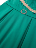 Plus Size Beaded Lace Elegant Slim Fit cocktail party a-line dresses