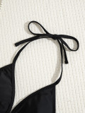 Gathered sexy high waist Two Pieces Bikini swimsuit