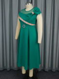 Plus Size Beaded Lace Elegant Slim Fit cocktail party a-line dresses
