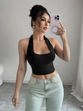 Women summer Halter Neck Top
