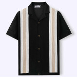 Men's Short Sleeve Knitting Polo Top