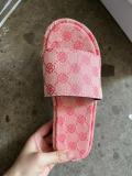 Women Plum Blossom Embroidery Platform Casual Slippers