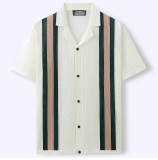 Men's Short Sleeve Knitting Polo Top