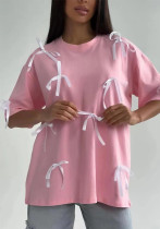 Women Cotton Summer Short Sleeve T-Shirt Top