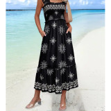 Women Beach Holidays Printed Dress