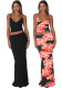 Women Spring Sexy Suspender Crop Top and Bodycon Skirt Two-Piece Set