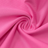Women Spring Sexy Strapless Halter Neck Solid Jumpsuit