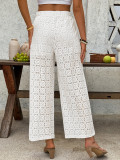 Women Summer Casual See-Through Lace Pants