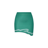 Women Summer Irregular Sexy Mini Skirt
