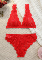 sexy lace bra panties set women comfortable triangle cup underwear