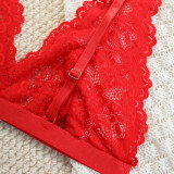 sexy lace bra panties set women comfortable triangle cup underwear