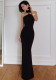 Summer Women's Chic Solid Sleeveless Slim Bodycon Dress