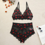 sexy lingerie set women lace sexy Bra high waist panties