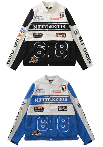 Men's detachable embroidered jacket