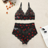 sexy lingerie set women lace sexy Bra high waist panties