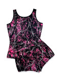 Women Sexy Printed Tank Top and Shorts Two-Piece Set