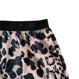 Women Leopard Casual Print Shorts