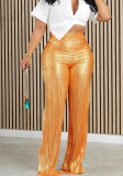 Plus Size Women Casual Career Pleated Pants