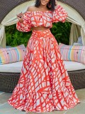 Plus Size Women Career Elegant Trendy Off Shoulder Top