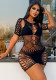 Women Hollow Geometric Short Sleeve Free-to-remove Sexy Lingerie