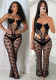 Women's Spring/Summer Lace Halter Neck Lace-Up Strapless Hollow Jumpsuit with Padding