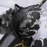 Women Sexy Bunny Temptation Hollow Backless See-Through Bodysuit Sexy Lingerie