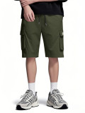 Men's Summer Pocket Knee-Length Shorts