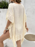 Women Beach Dress Beach Patchwork Fringe Swimsuit Bikini Dress