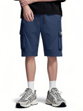 Men's Summer Pocket Knee-Length Shorts