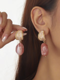 Luxury Round Pearl Earrings