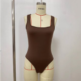 Fashion Sleeveless Bodysuit Cut Tassel and Tight Pants Set for Women