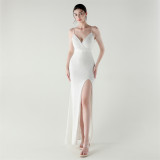 Slim Fit Sequin Evening Dress for Formal Dinners