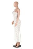 Women Summer Lace See-Through Maxi Dress