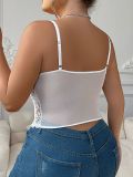 Plus Size Women Sexy Suspender Tank Top