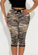 Women Summer Sexy Lace Leopard Print Capri Pants