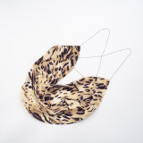 Women Sexy Lace Print Chain Backless Sleeveless Top