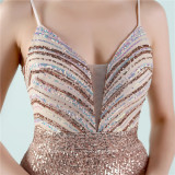Sequin Plus Size Beauty Formal Party Evening Dress