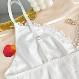 Plus Size Women Sexy Suspender Tank Top