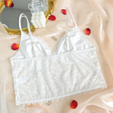 Plus Size Women Sexy Suspender Tank Top